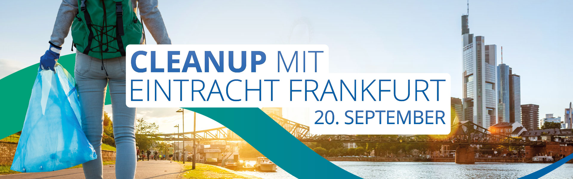 Cleanup mit Eintracht Frankfurt am 20. September